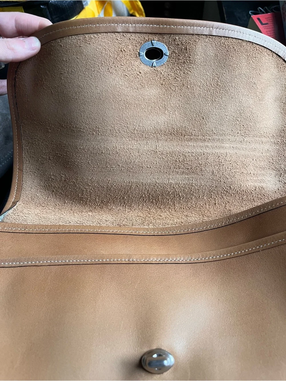 Coach Tan Leather Satchel